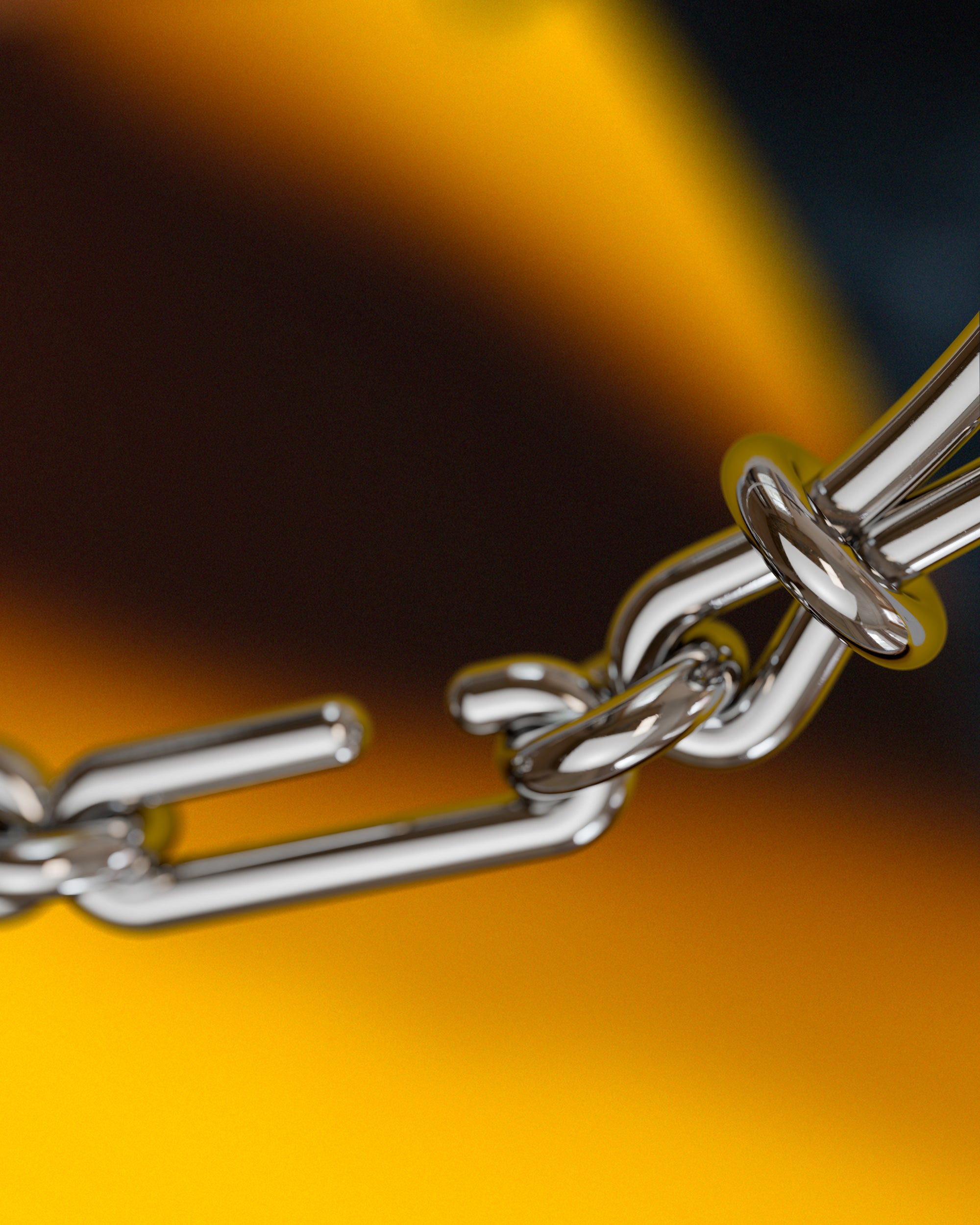 Detail of the handmade bracelet with platinum band and platinum clasp, from the BOND collection by OFFFHAND. Designed by Michael Rüscher.