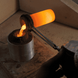 Step 1 of the production process for the OFFFHAND HOLD Cup.