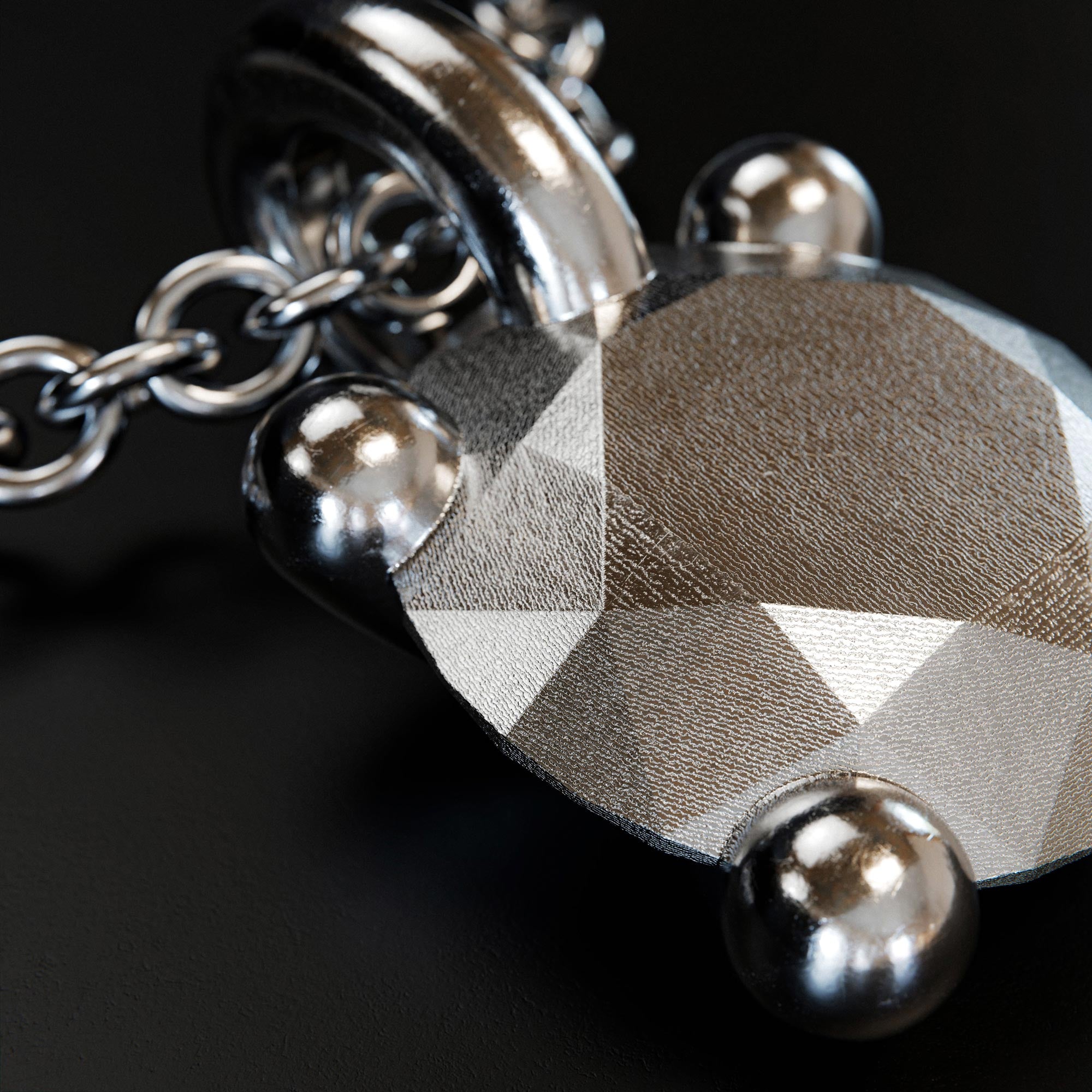 Charm Brillant Large Platinum