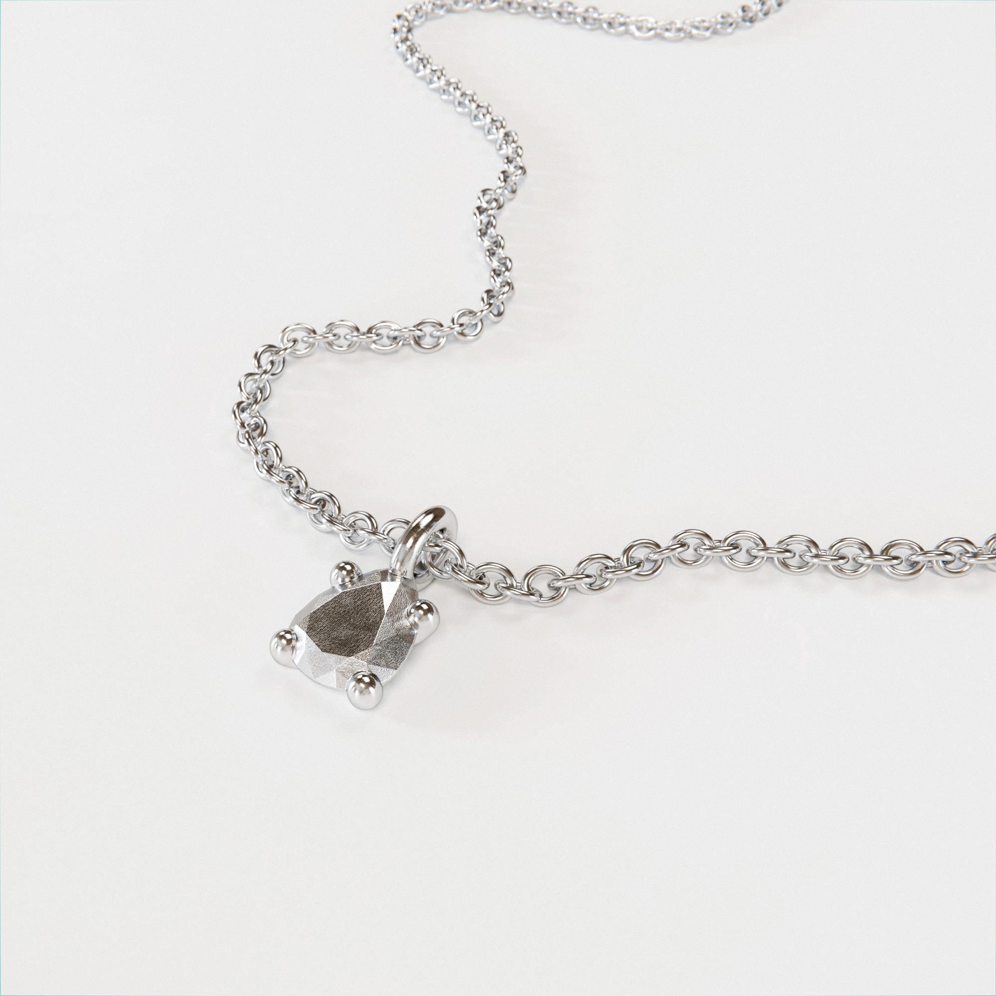 Charm Pear Small Silver