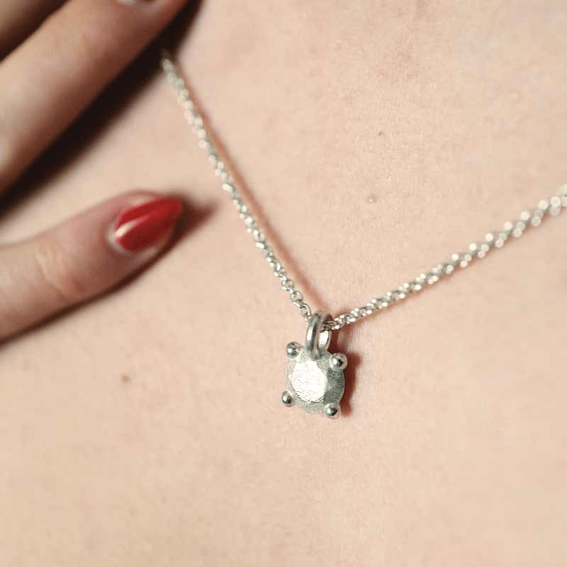 Charm Brillant Large Silver
