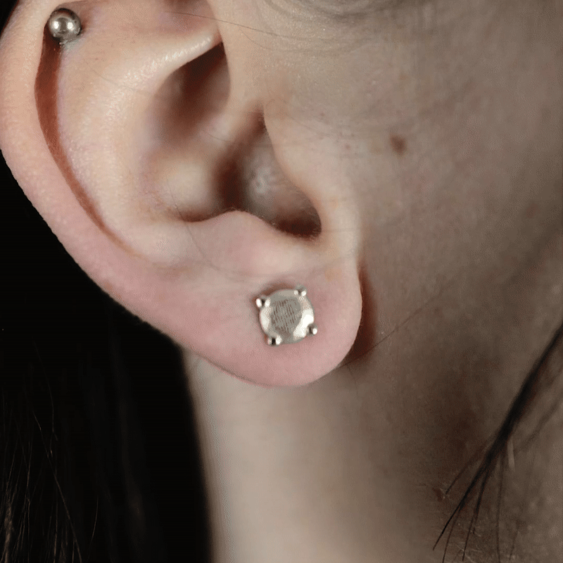 Earring Brillant Small Silver