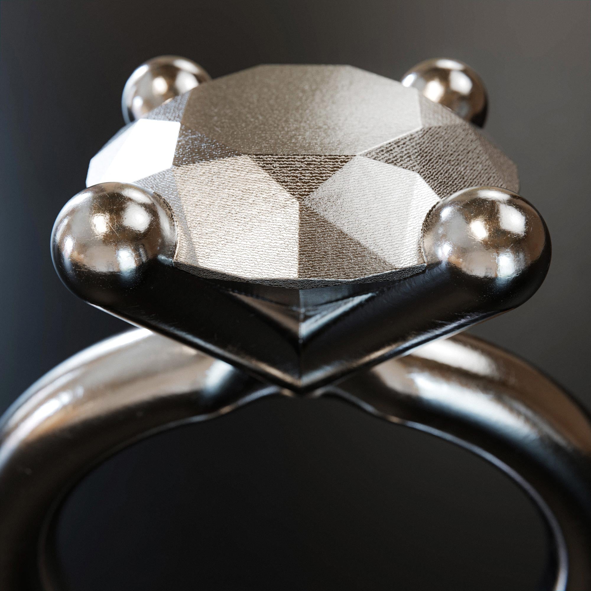 Ring Brillant Large Platinum