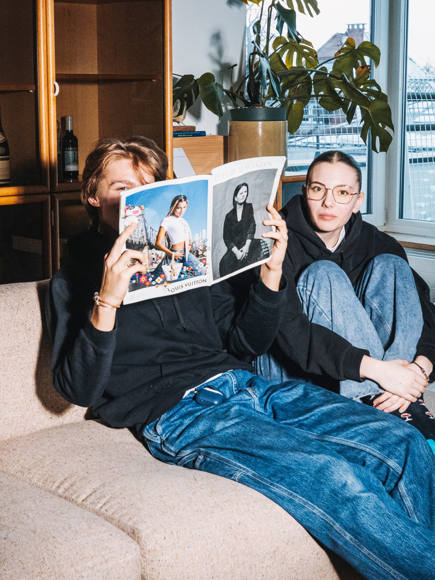 Female and male models wearing BOND Bracelets by OFFFHAND.